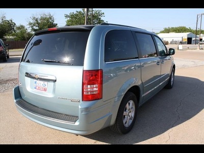chrysler town and country 2010 lt  blue van touring gasoline 6 cylinders front wheel drive automatic 75142