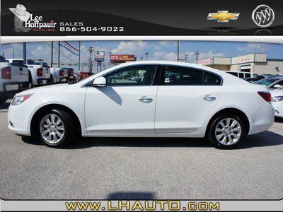 buick lacrosse 2012 white sedan leather gasoline 4 cylinders front wheel drive automatic 78654