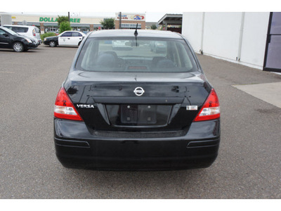 nissan versa 2011 black sedan 1 6 gasoline 4 cylinders front wheel drive automatic 78552