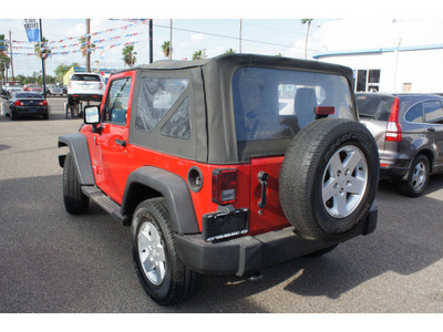 jeep wrangler 2011 red suv sport gasoline 6 cylinders 4 wheel drive automatic 78501