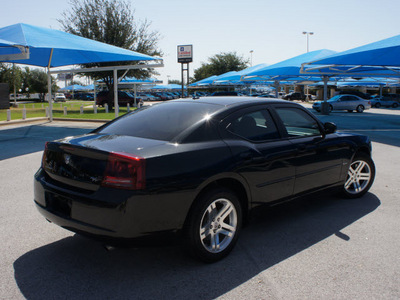 dodge charger 2007 black sedan rt gasoline 8 cylinders rear wheel drive automatic 76210