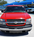 chevrolet silverado 1500 2004 red pickup truck ls gasoline 8 cylinders rear wheel drive automatic 76210