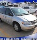 chrysler town and country 2003 silver van flex fuel 6 cylinders front wheel drive 4 speed automatic 75041