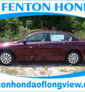 honda accord 2012 dk  red sedan lx gasoline 4 cylinders front wheel drive automatic 75606