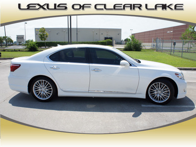 lexus ls 460 2011 white sedan gasoline 8 cylinders rear wheel drive automatic 77546