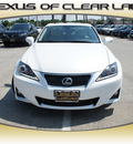 lexus is 250 2011 white sedan gasoline 6 cylinders all whee drive automatic 77546