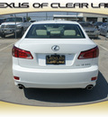 lexus is 250 2011 white sedan gasoline 6 cylinders all whee drive automatic 77546