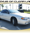 chevrolet monte carlo 2001 silver coupe ls gasoline 6 cylinders front wheel drive automatic 77546