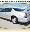 chevrolet monte carlo 2001 silver coupe ls gasoline 6 cylinders front wheel drive automatic 77546