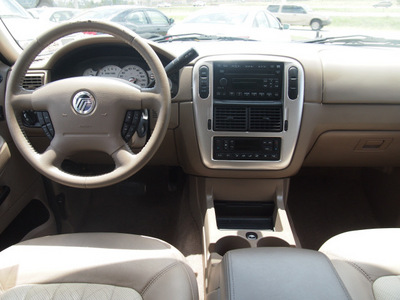 mercury mountaineer 2005 off white suv convenience flex fuel 6 cylinders rear wheel drive automatic with overdrive 77340