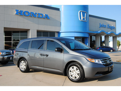 honda odyssey 2011 dk  gray van lx gasoline 6 cylinders front wheel drive automatic with overdrive 77065