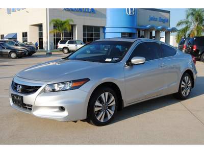 honda accord 2011 silver coupe ex gasoline 4 cylinders front wheel drive automatic 77065