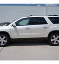 gmc acadia 2012 white suv slt 1 gasoline 6 cylinders front wheel drive automatic 77043