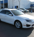 ford fusion 2012 white platinum sedan se gasoline 4 cylinders front wheel drive automatic 79925