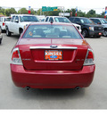 ford fusion 2009 dk  red sedan v6 sel gasoline 6 cylinders front wheel drive automatic with overdrive 77706