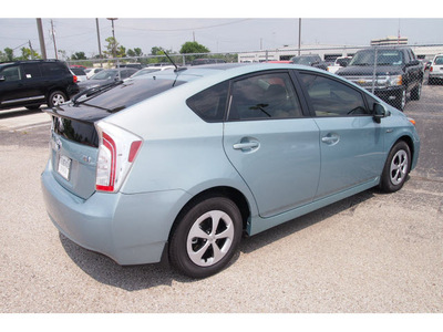 toyota prius 2012 lt  blue hatchback three hybrid 4 cylinders front wheel drive automatic 77074