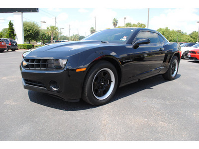 chevrolet camaro 2011 black coupe ls gasoline 6 cylinders rear wheel drive automatic with overdrive 77581