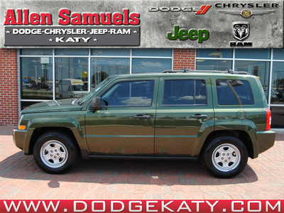 jeep patriot 2009 green suv sport gasoline 4 cylinders 4 wheel drive autostick 77450