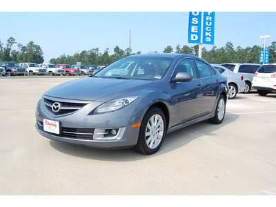 mazda mazda6 2011 gray sedan i sport gasoline 4 cylinders front wheel drive automatic with overdrive 77656