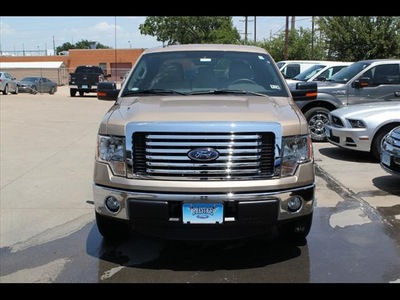 ford f 150 2012 pale adobe met xlt flex fuel 8 cylinders 2 wheel drive automatic 75041