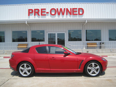 mazda rx 8 2007 red coupe grand touring gasoline rotary rear wheel drive 6 speed manual 77301