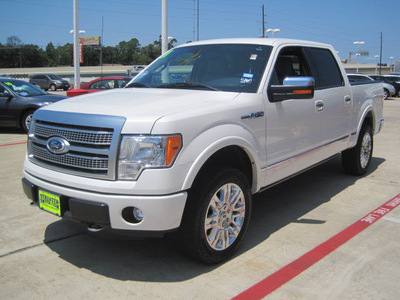 ford f 150 2011 white platinum flex fuel 8 cylinders 4 wheel drive automatic 77301