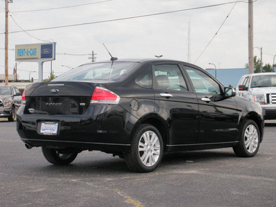 ford focus 2010 black sedan sel gasoline 4 cylinders front wheel drive automatic with overdrive 61832