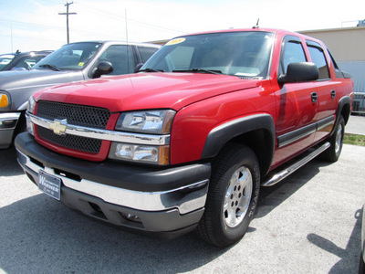 chevrolet avalanche 2005 red 1500 ls flex fuel 8 cylinders rear wheel drive automatic 45840
