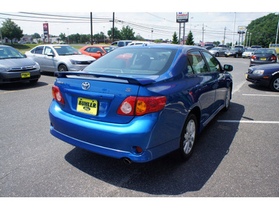 toyota corolla 2010 blue streak sedan s gasoline 4 cylinders front wheel drive automatic 07724