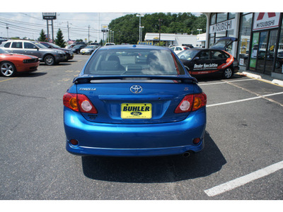 toyota corolla 2010 blue streak sedan s gasoline 4 cylinders front wheel drive automatic 07724