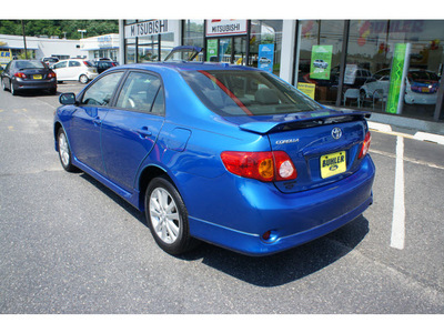 toyota corolla 2010 blue streak sedan s gasoline 4 cylinders front wheel drive automatic 07724