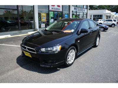 mitsubishi lancer 2010 tarmac black sedan es gasoline 4 cylinders front wheel drive automatic 07724