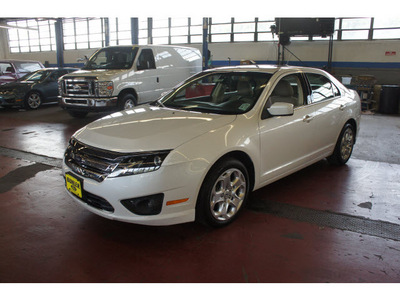 ford fusion 2010 white suede sedan se flex fuel 6 cylinders front wheel drive automatic 07724