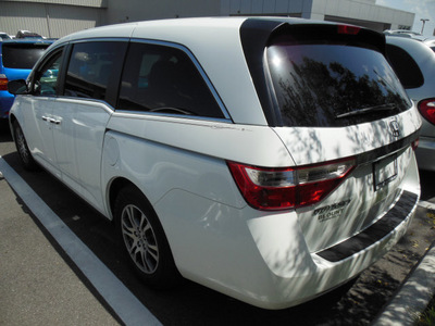 honda odyssey 2012 white van ex l gasoline 6 cylinders front wheel drive automatic 34788