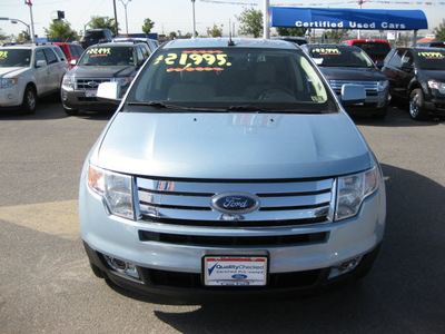 ford edge 2008 light ice blue suv limited gasoline 6 cylinders front wheel drive automatic 79925