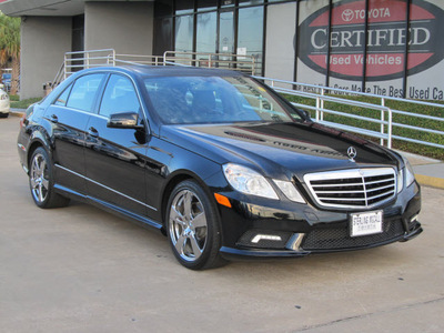 mercedes benz e class 2011 black sedan e350 luxury 6 cylinders automatic with overdrive 77074