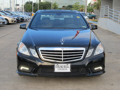 mercedes benz e class 2011 black sedan e350 luxury 6 cylinders automatic with overdrive 77074