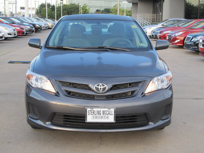 toyota corolla 2011 gray sedan le 4 cylinders automatic with overdrive 77074