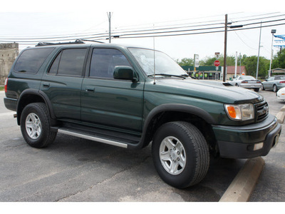 toyota 4runner 1999 green suv sr5 gasoline v6 4 wheel drive automatic 78654