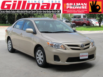 toyota corolla 2011 tan sedan le gasoline 4 cylinders front wheel drive automatic with overdrive 77090