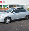 nissan versa 2010 silver sedan gasoline 4 cylinders front wheel drive automatic 19153