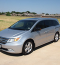 honda odyssey 2012 silver van touring gasoline 6 cylinders front wheel drive automatic 76049