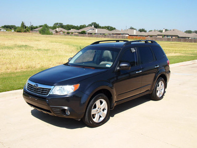 subaru forester 2010 black suv 2 5x limited gasoline 4 cylinders all whee drive automatic 76049