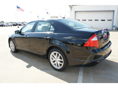 ford fusion 2012 black sedan sel gasoline 4 cylinders front wheel drive automatic 77034