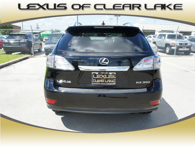 lexus rx 350 2010 black suv gasoline 6 cylinders all whee drive automatic 77546