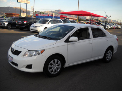 toyota corolla 2010 white sedan gasoline 4 cylinders front wheel drive automatic 79925