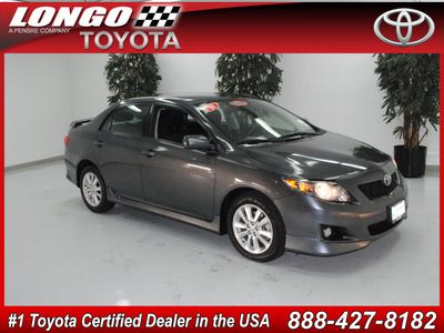 toyota corolla 2010 dk  gray sedan s gasoline 4 cylinders front wheel drive automatic 91731