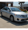 toyota corolla 2011 silver sedan le gasoline 4 cylinders front wheel drive automatic with overdrive 77642