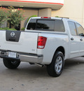 nissan titan 2012 white sv gasoline 8 cylinders 2 wheel drive automatic with overdrive 77074
