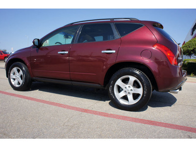 nissan murano 2005 dk  red suv sl gasoline 6 cylinders front wheel drive automatic 76543